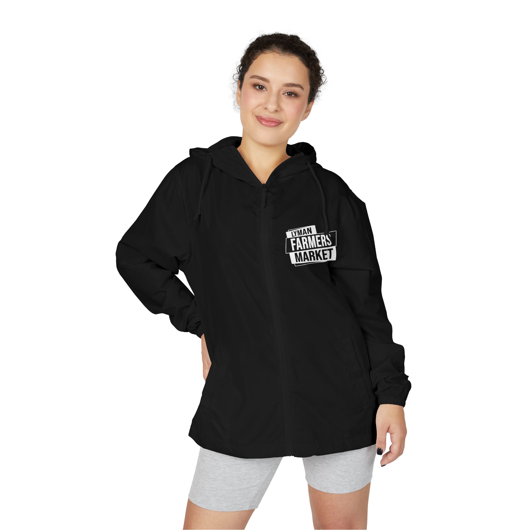 "Support your local everything" Windbreaker Jacket - Image 8