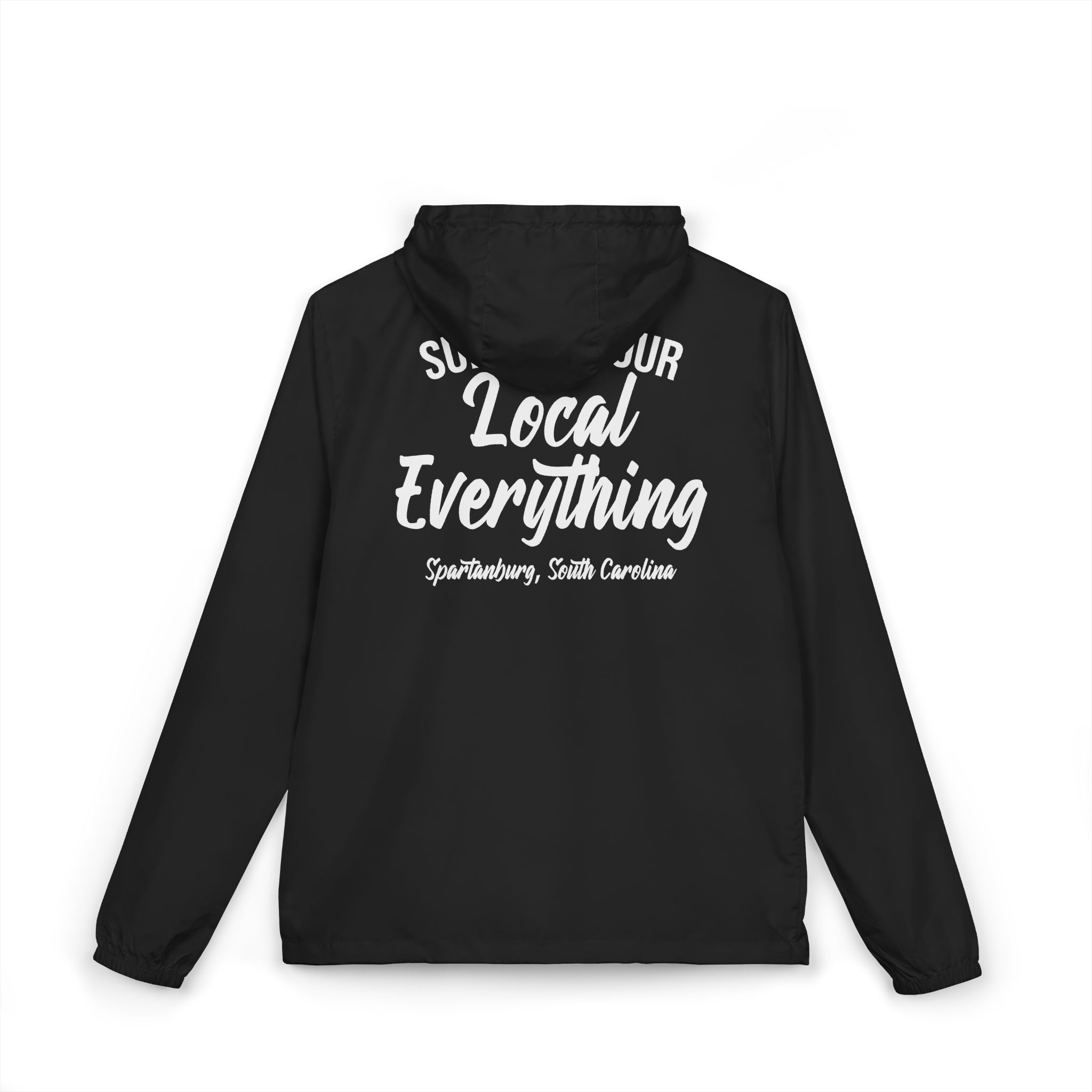 "Support your local everything" Windbreaker Jacket - Image 7